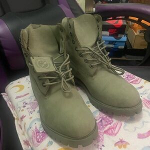 Timberland Men's Olive Lace-Up Boots